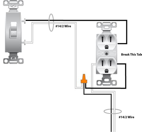 Switched Outlet Wiring Diagrams 